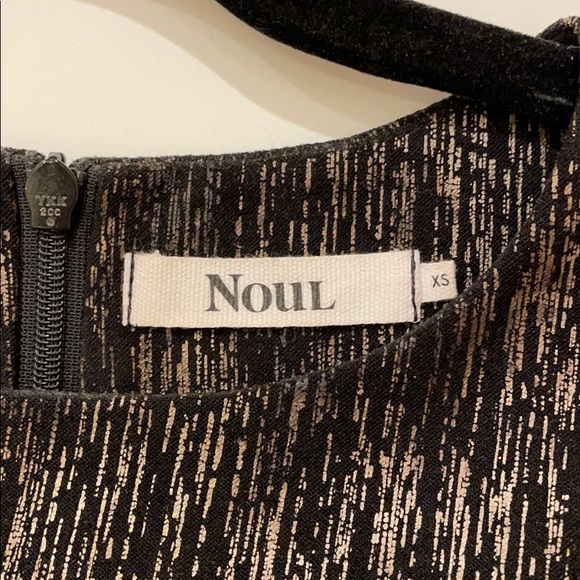 OAK + FORT | Black and gold dress - Picture 3 of 5